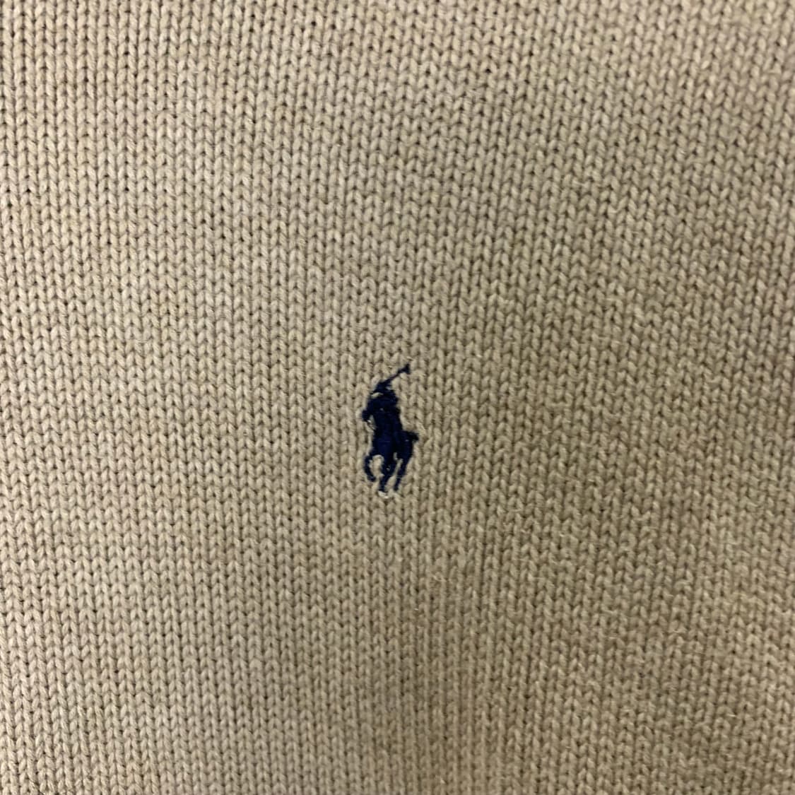 폴로 랄프로렌 코튼 베이지 라운드 니트 상품이미지3