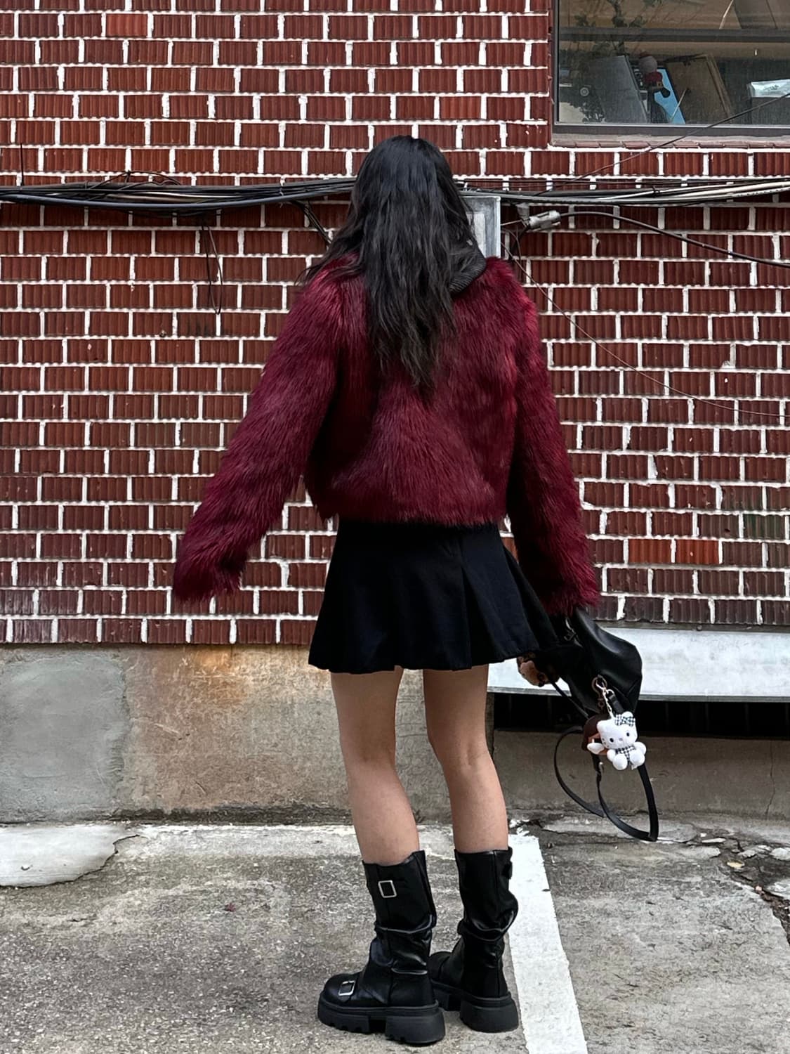 배디 퍼자켓 투웨이 후드집업 코치 스커트 코디세트 상품이미지3