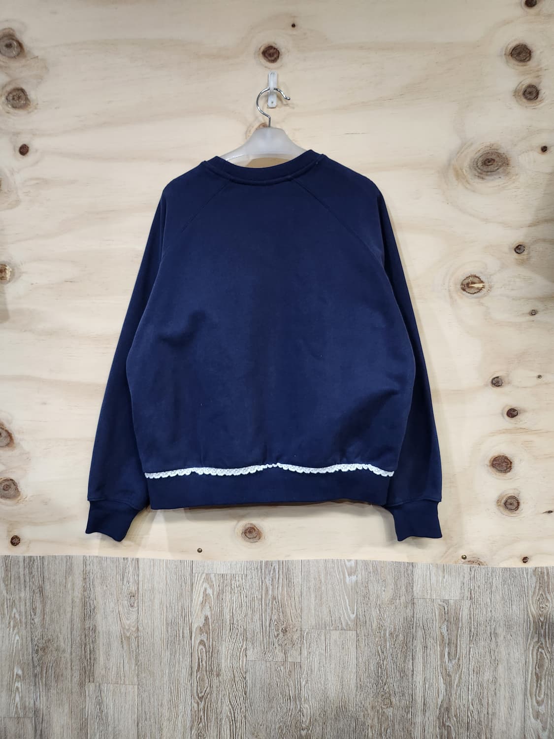 446) 오로 oro 레터링 레이스 맨투맨 상품이미지2