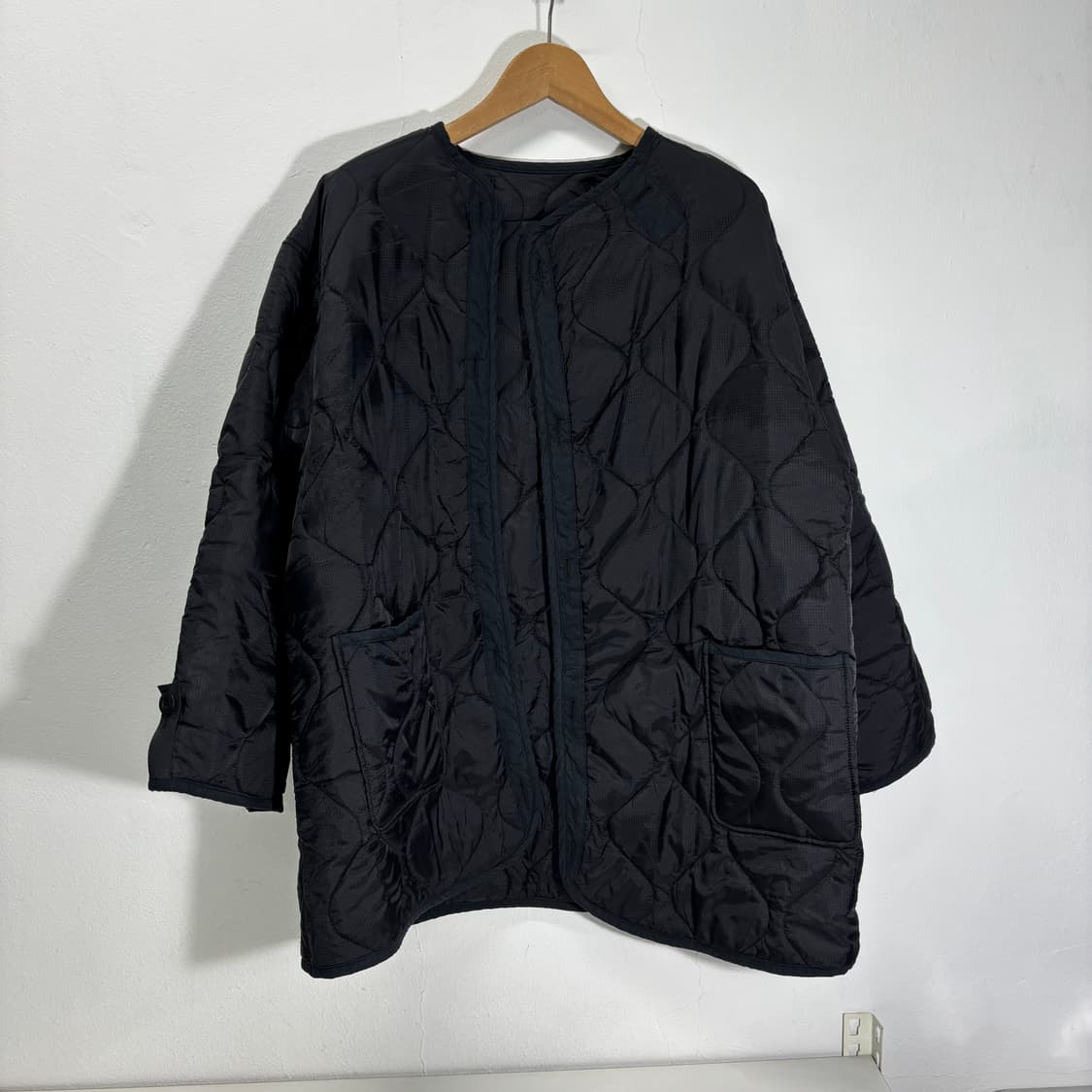 OS 3M 신슐레이트 블랙 오버핏 깔깔이 내피자켓 상품이미지1