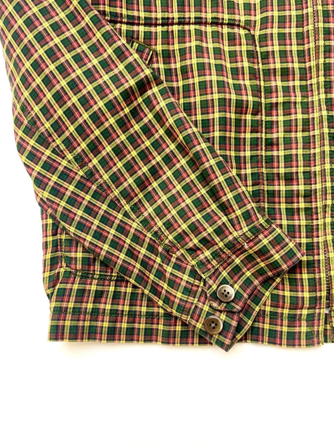 Beams 빔즈 타탄체크 블루종 자켓 집업 상품이미지6