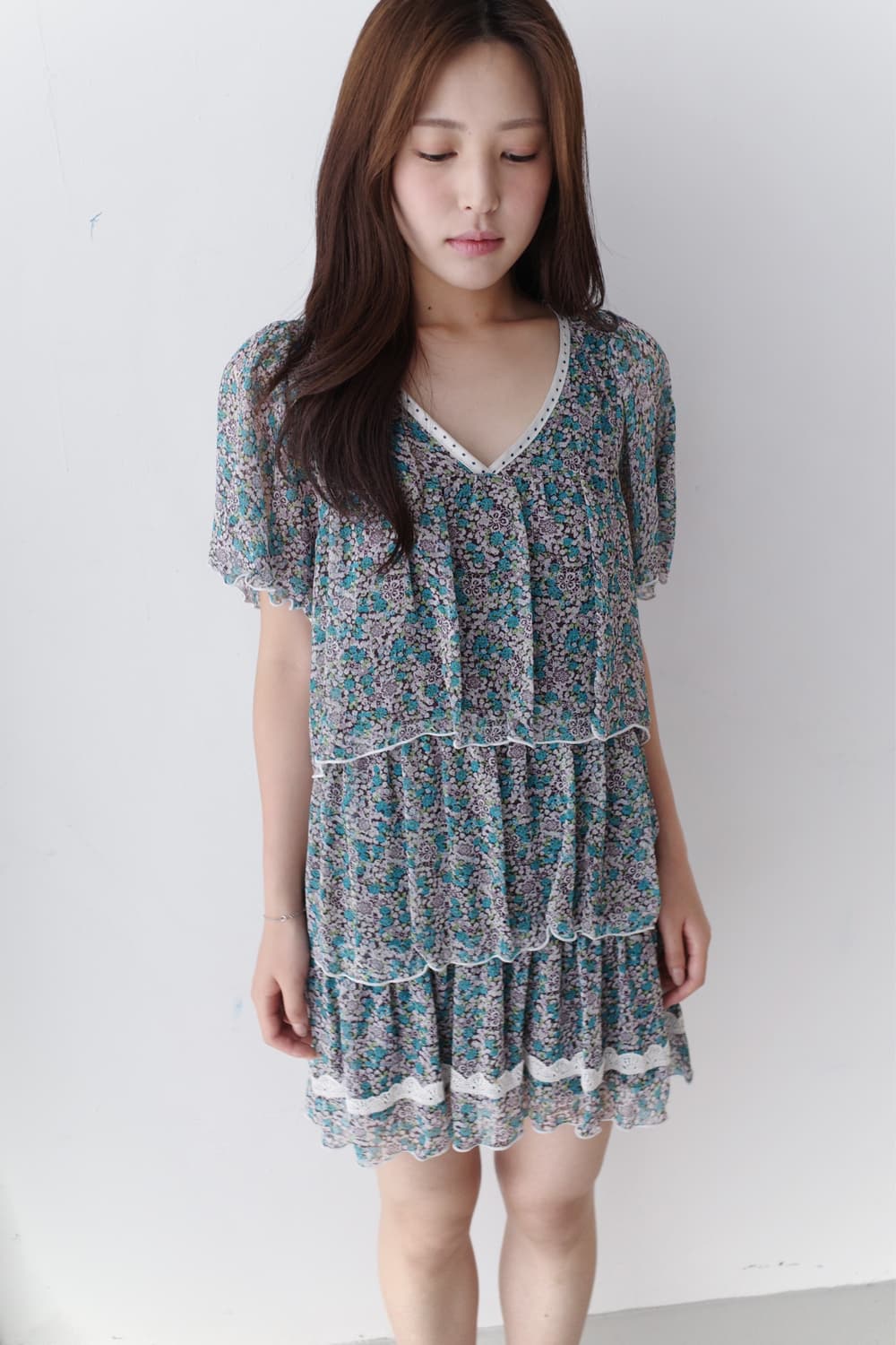 flower cancan one-piece 상품이미지5