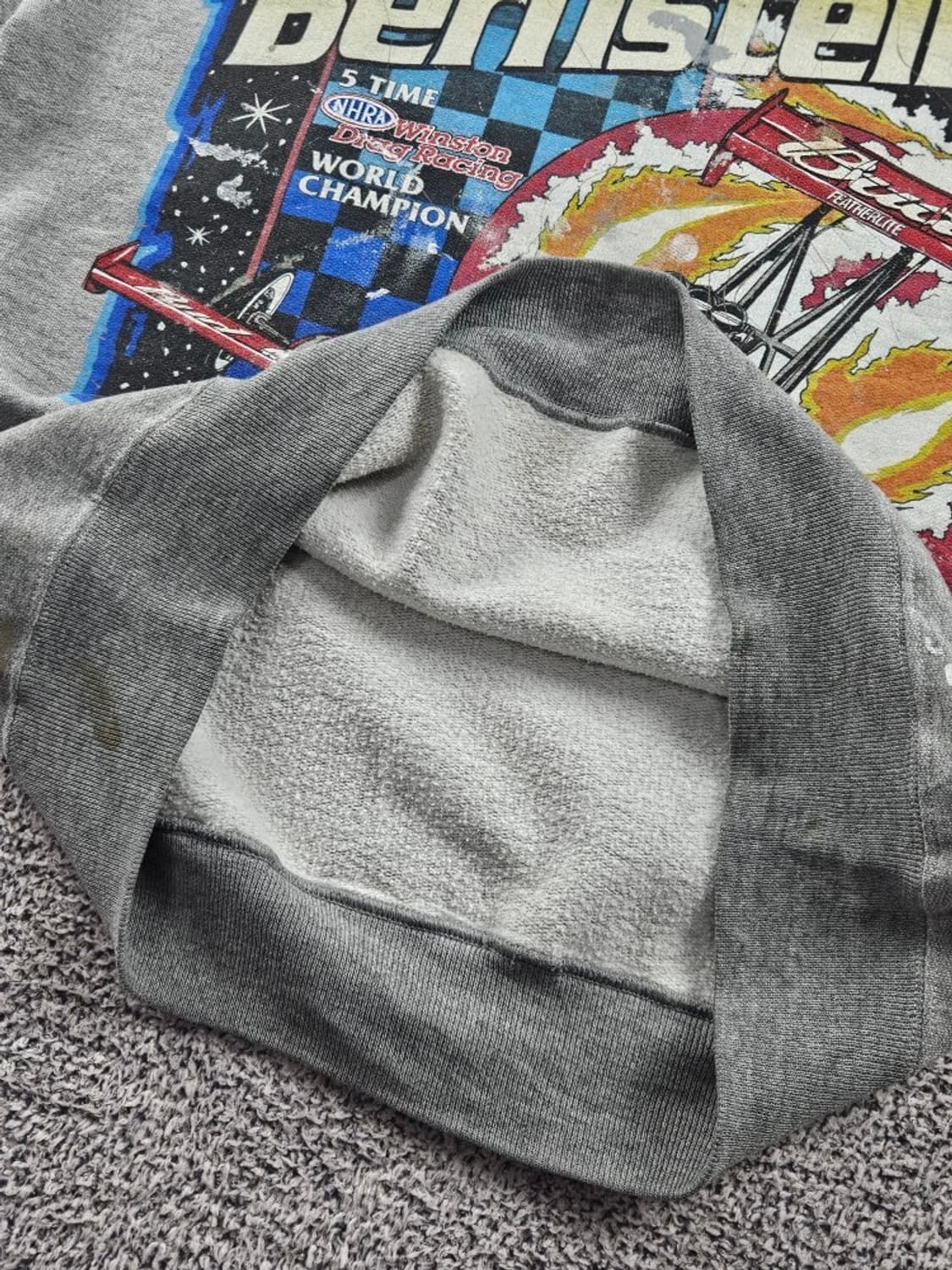 케니 번스타인 버드와이저 킹 월드 챔피언 맨투맨 (L추정) / 9333 상품이미지10