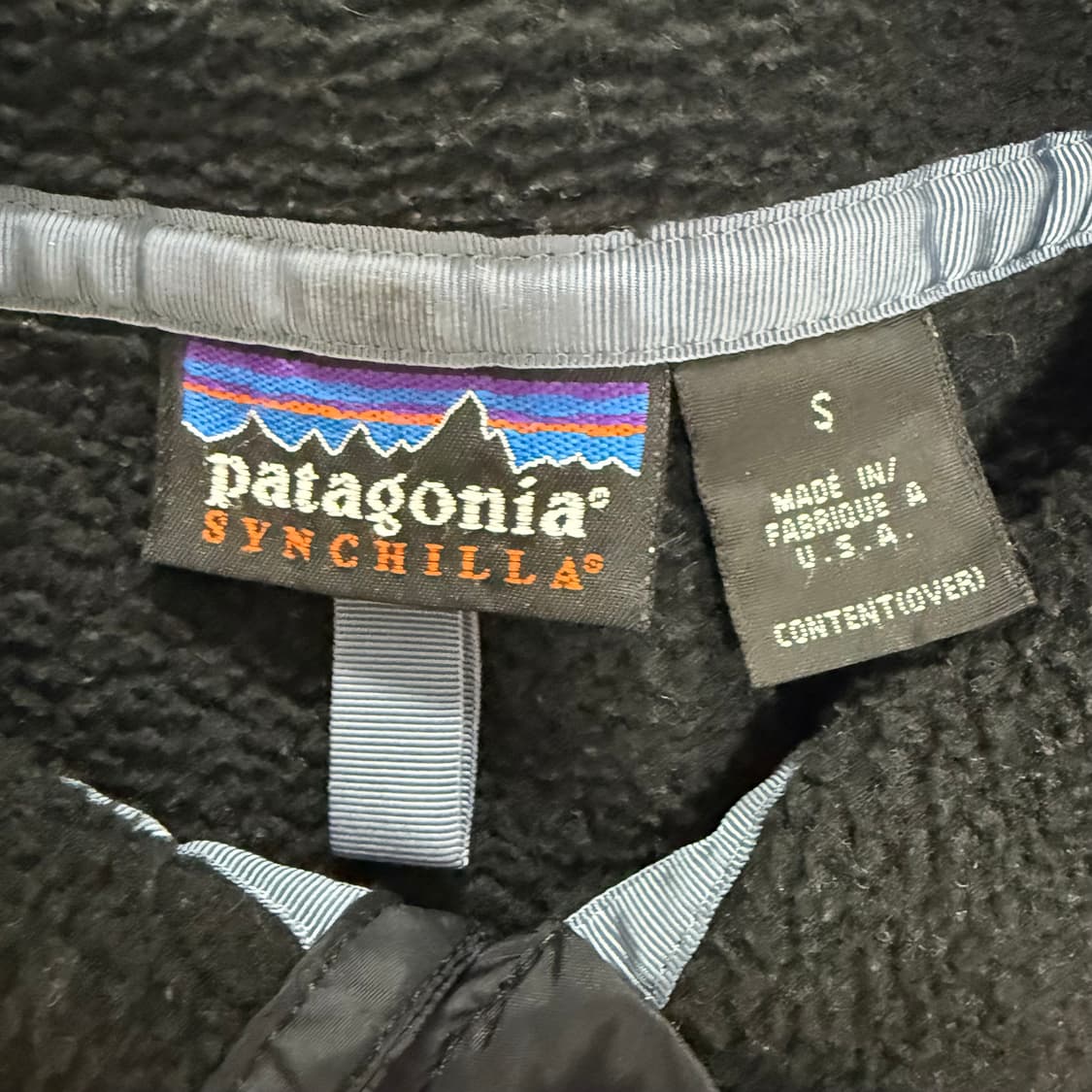 파타고니아 신칠라 블랙 made in usa (s) 상품이미지3