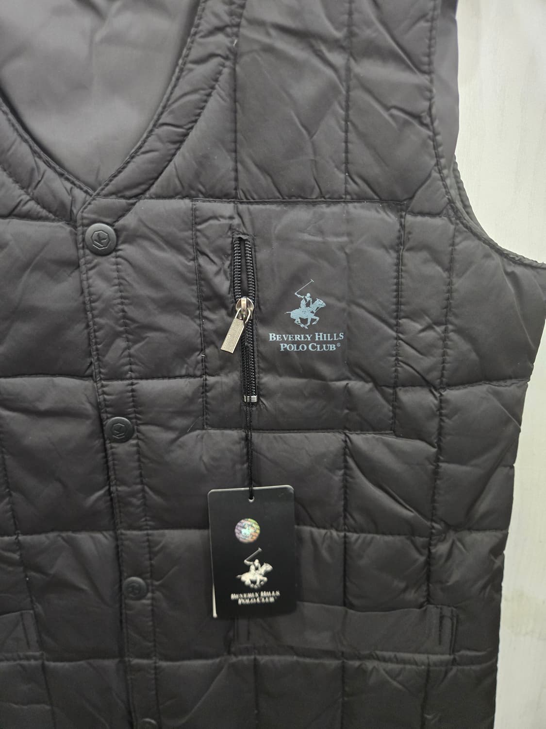 95,M택있는새상품) 버버리힐스 폴로 오리털 경량 조끼 !정가118000 상품이미지2