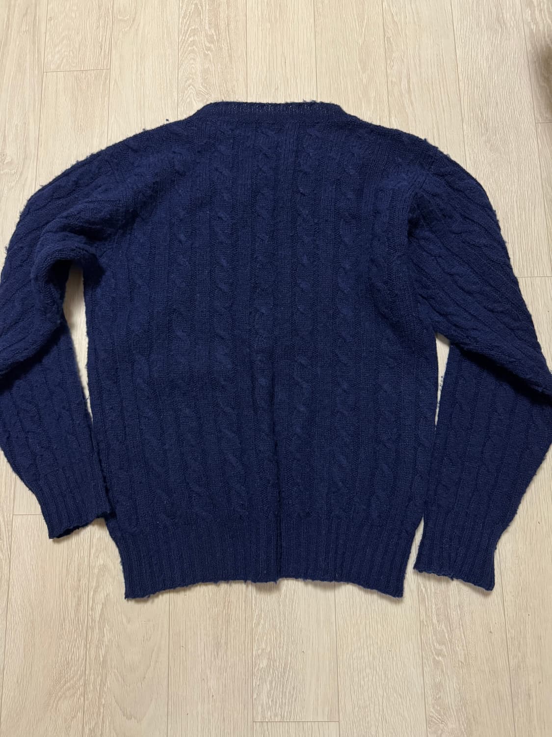 드레익스 케이블 쉐기독 니트 네이비 38사이즈 상품이미지1