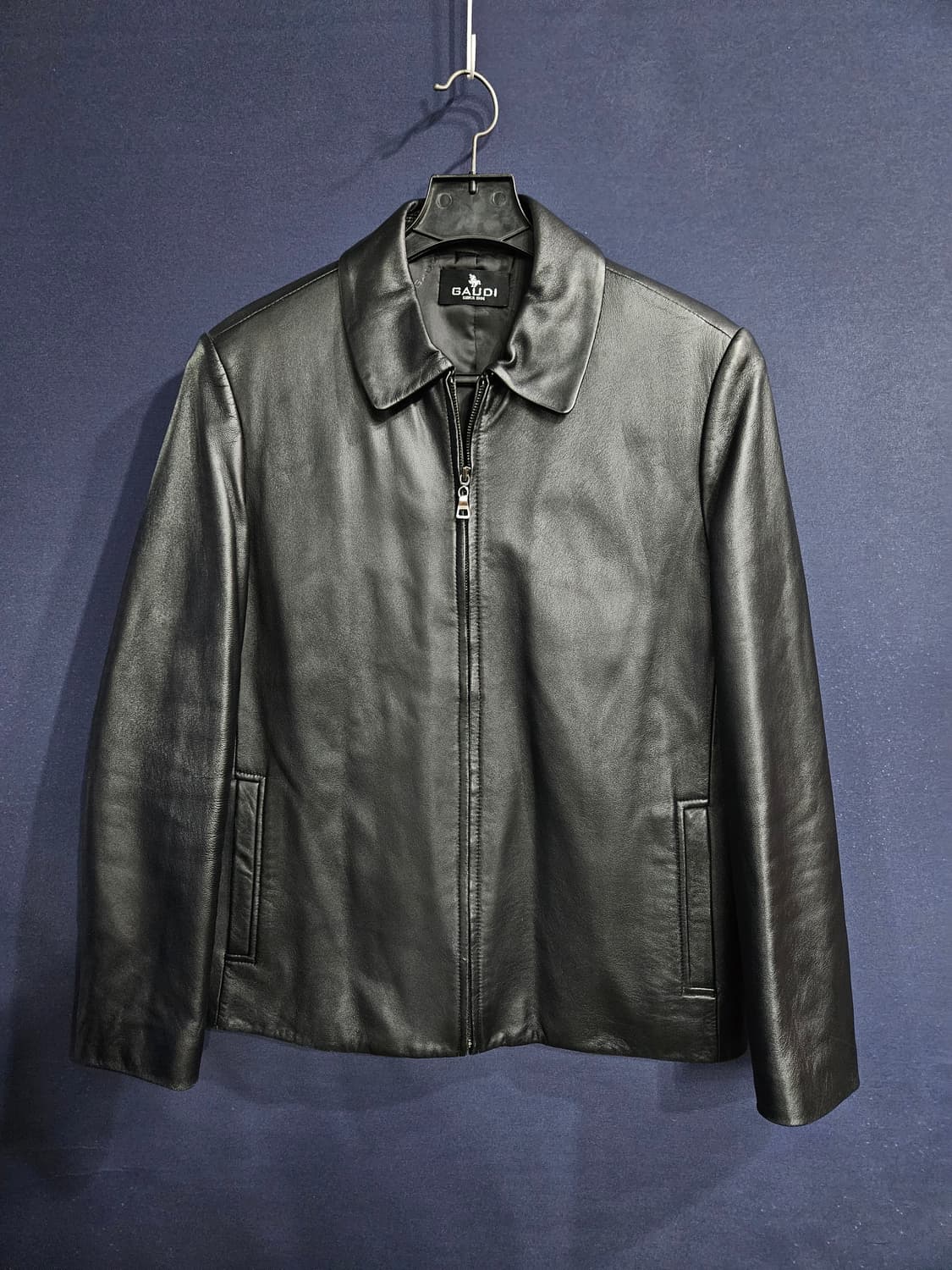 가우디 블랙 남성 100 양가죽 자켓  상품이미지1