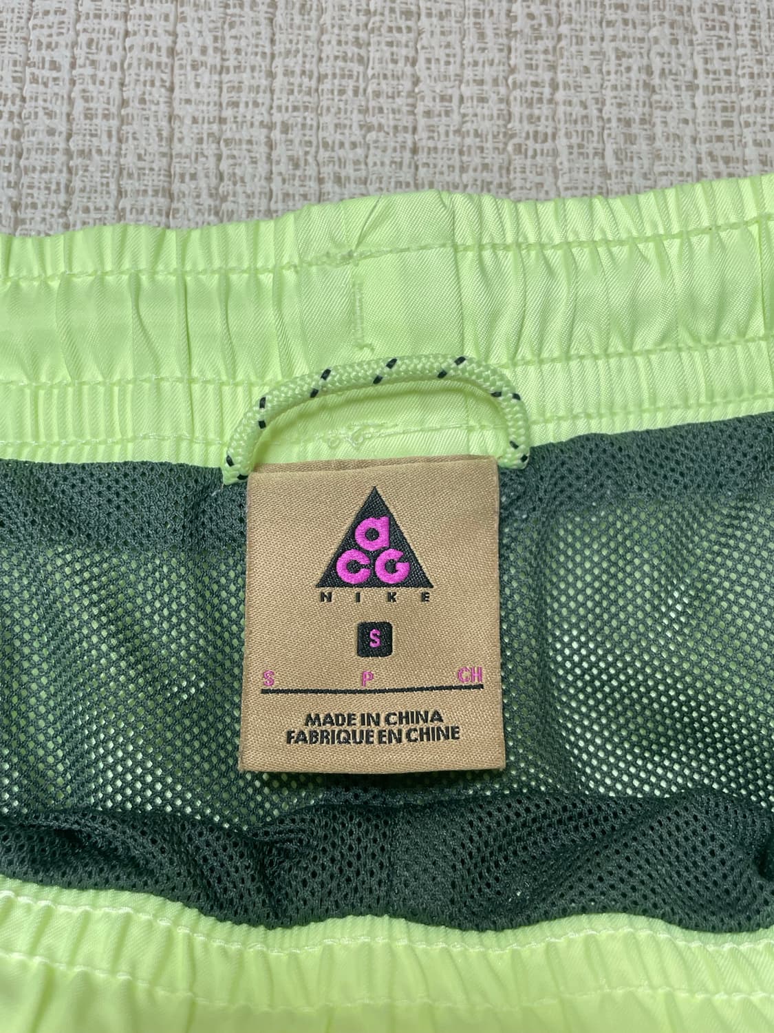 [S] 나이키 acg 우븐쇼츠 그린 상품이미지3