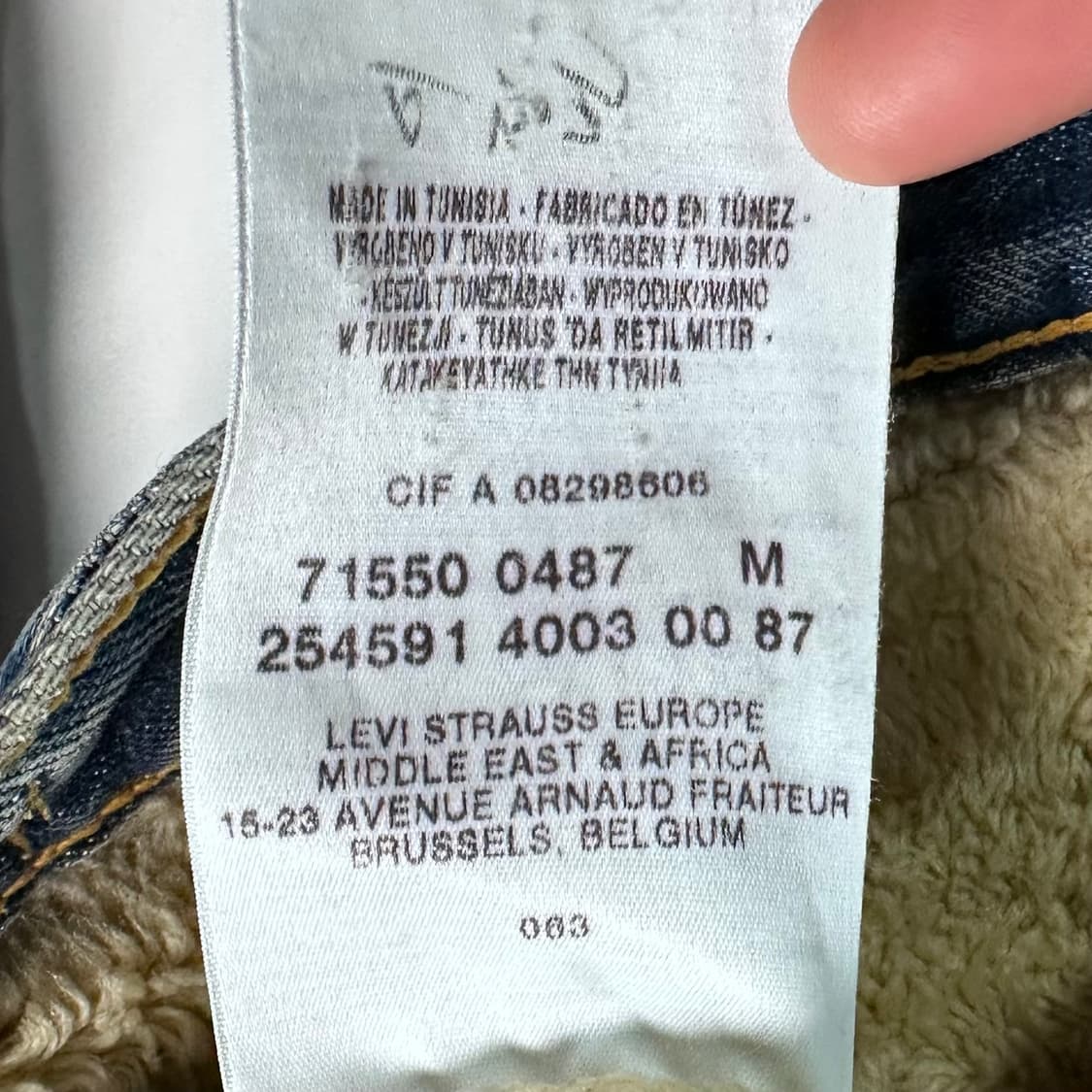 리바이스 데님 쉐르파 자켓 상품이미지6