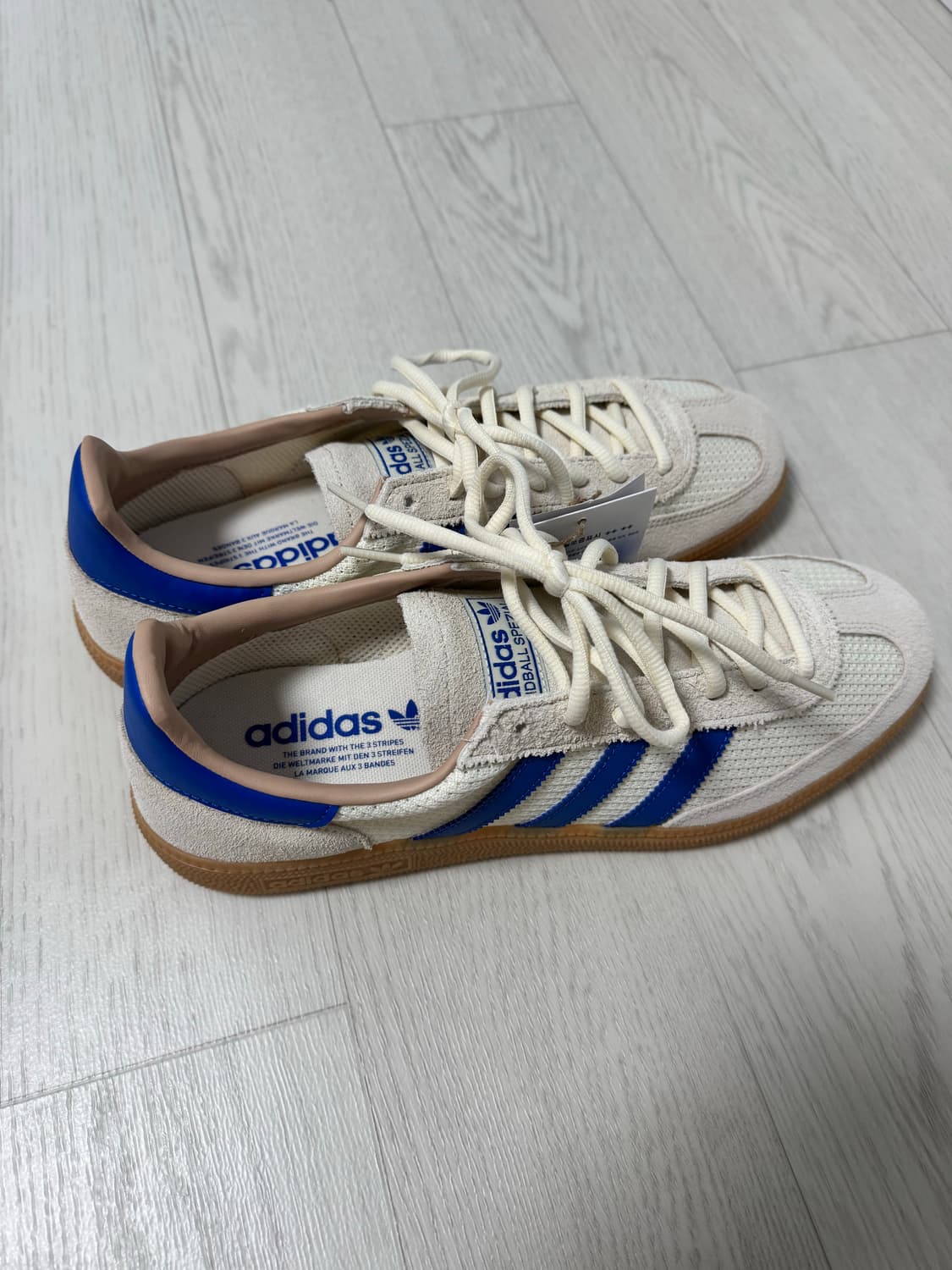 아디다스 핸드볼 스페지알 - 크림화이트:블루 / JS3865 상품이미지4