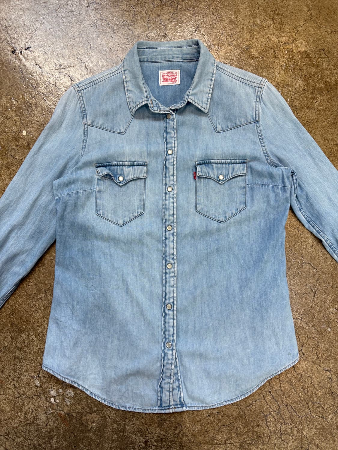 리바이스 웨스턴 데님 셔츠 상품이미지2