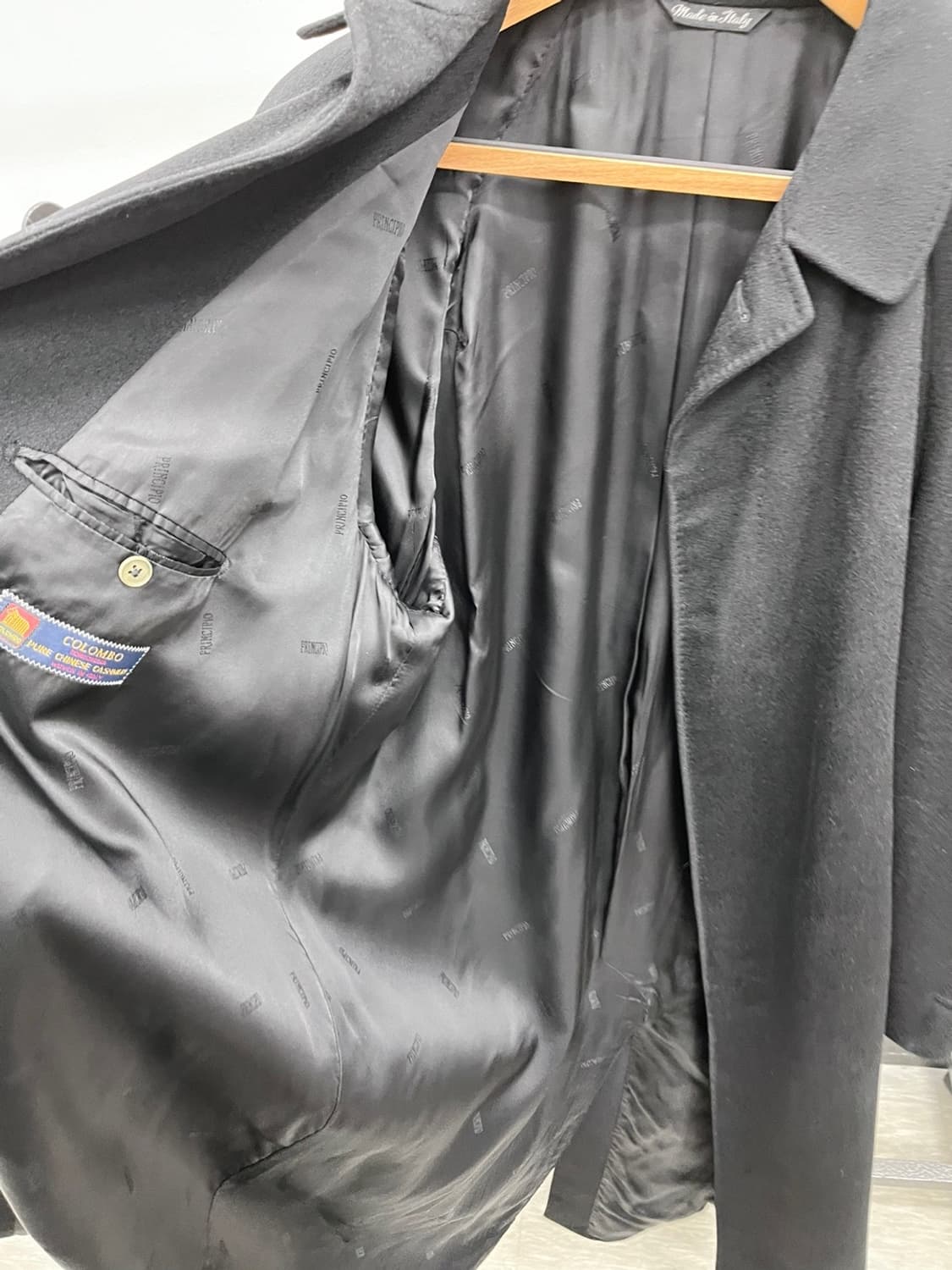 110) 이태리 콜롬보 캐시미어 코트 상품이미지5