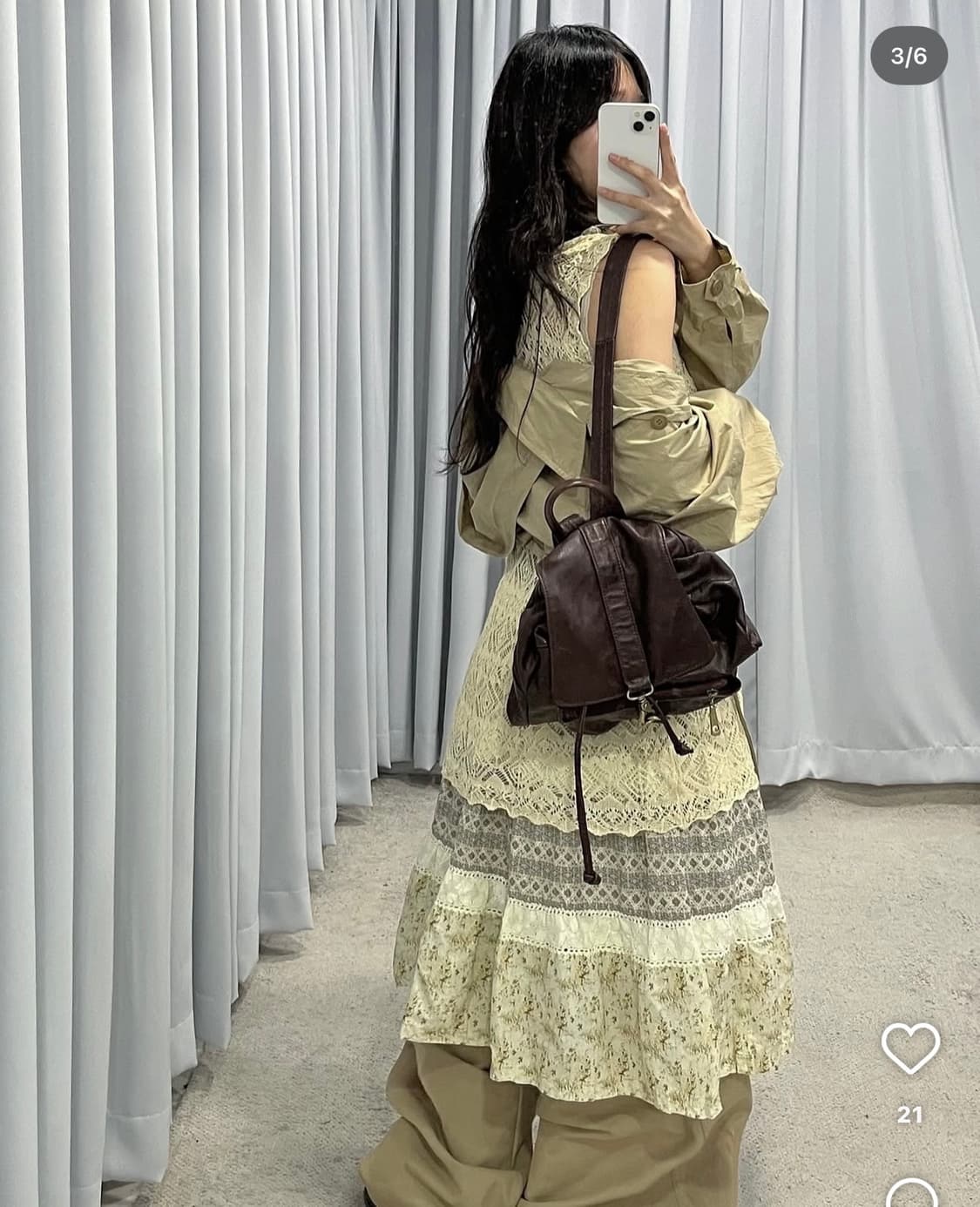 선가든파티 미라이클립 큐빈티지 코디셋 상품이미지3