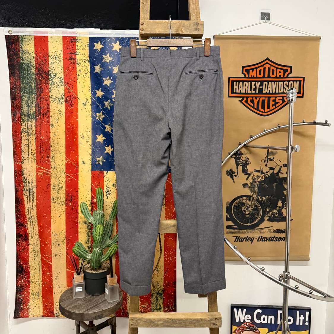 90s 폴로 랄프로렌 더블 플리츠 클래식 트라우져 슬랙스 투턱 N000 상품이미지2