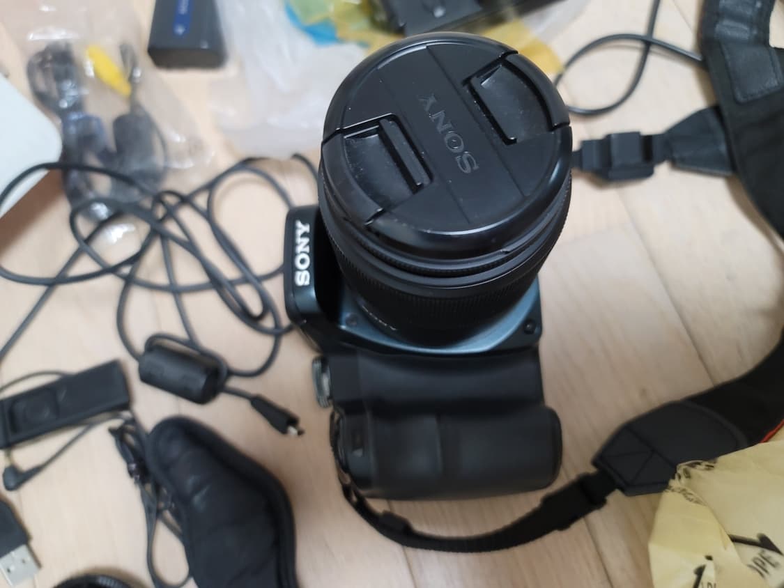 소니 알파100 A100 DSLR 풀세트 디카 렌즈2개 포함 디지털카메라 상품이미지5