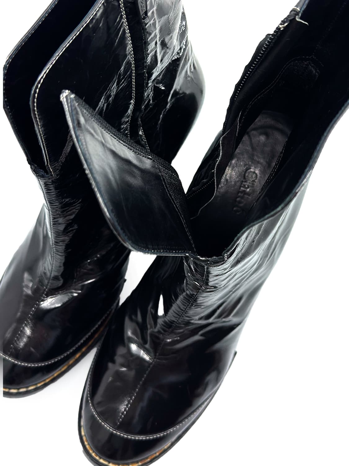 Chloe Patent Leather Wedge Boots/ 37 상품이미지6