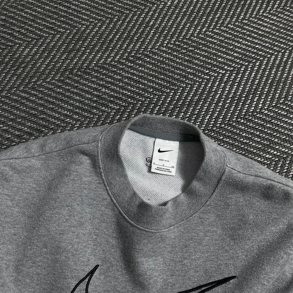 나이키 빅스우시 로고 그레이 스웻 맨투맨o 4940 상품이미지2
