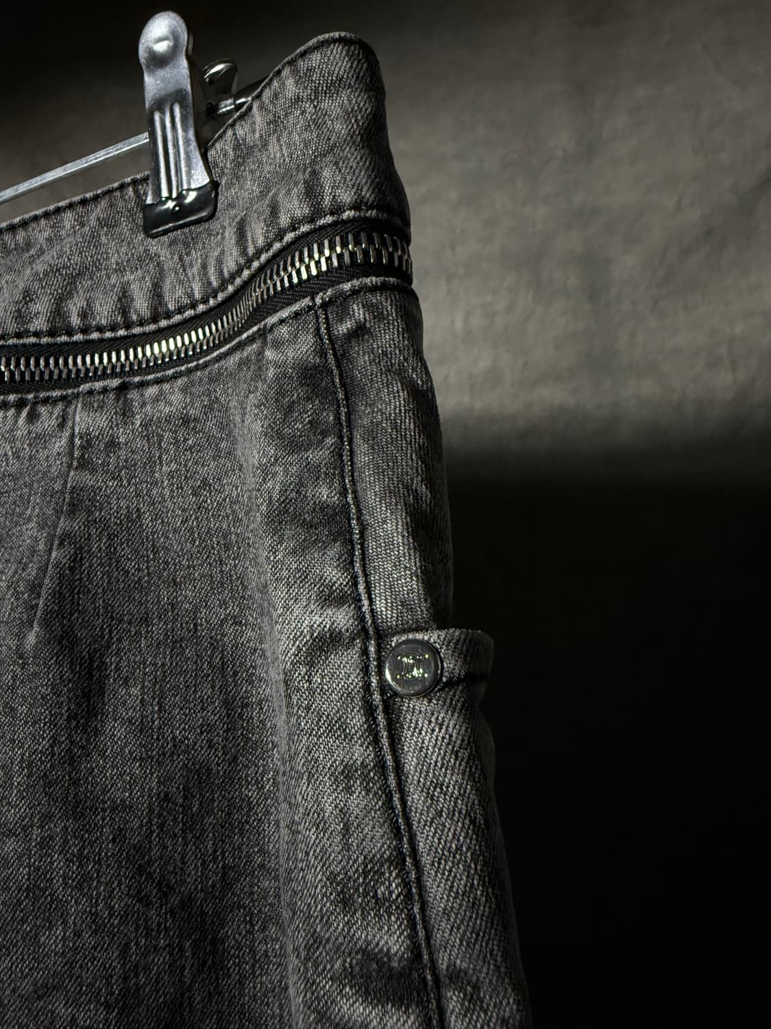 CELINE Zip Detail Denim Skirt  상품이미지5