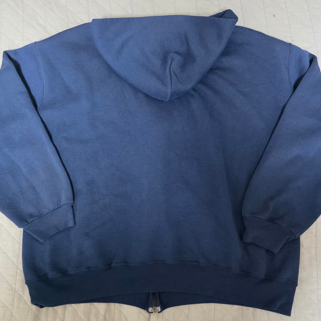 [L] 90s 러셀 애슬레틱 후드집업 네이비 위얼드컨디션 ver.19 상품이미지4