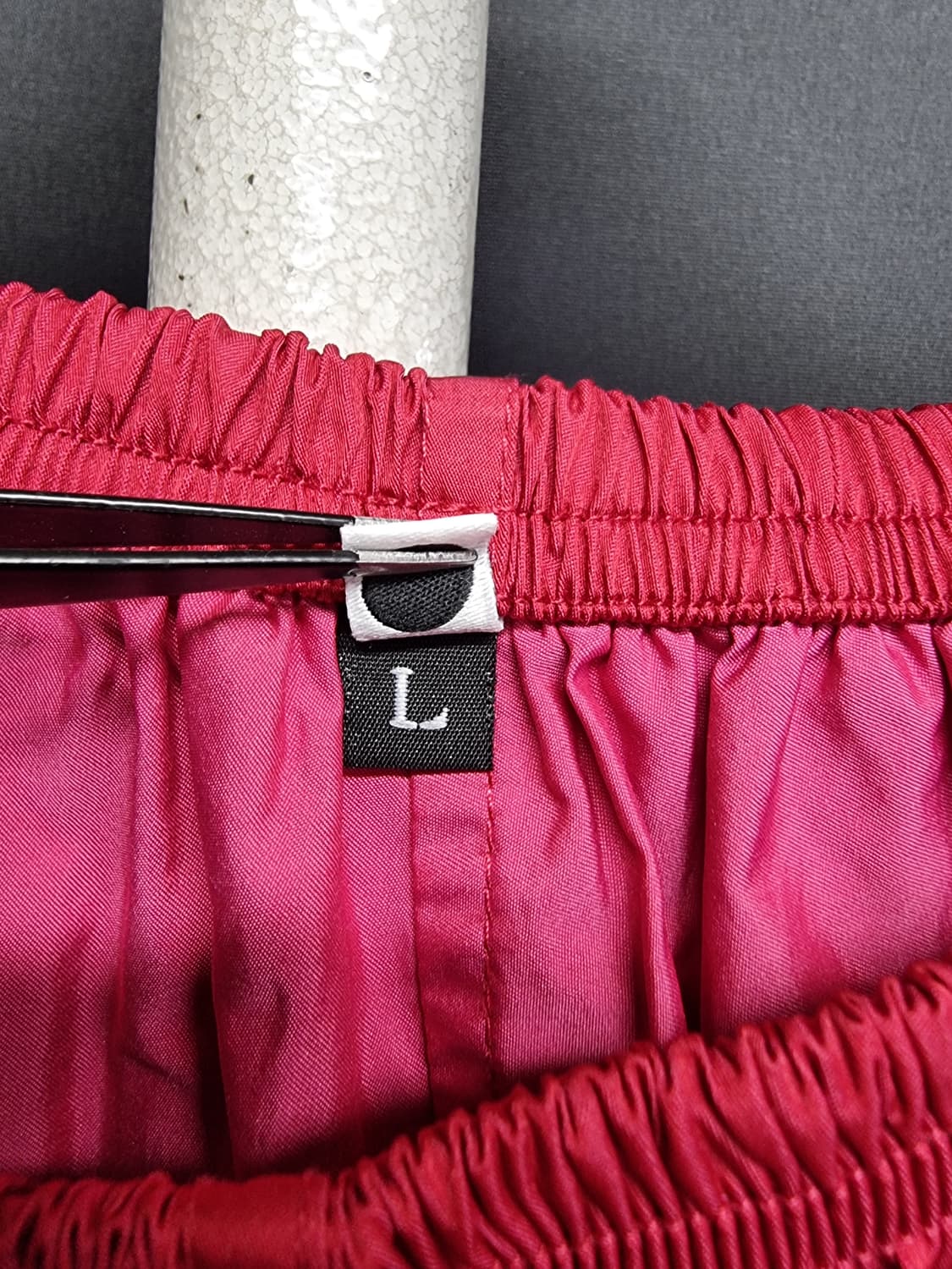 불릿포인트 발레 체리 레드 웜업팬츠 L 66 상품이미지5