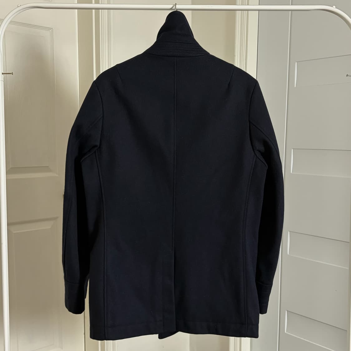 토미힐피거 하이넥 피코트 네이비 상품이미지6