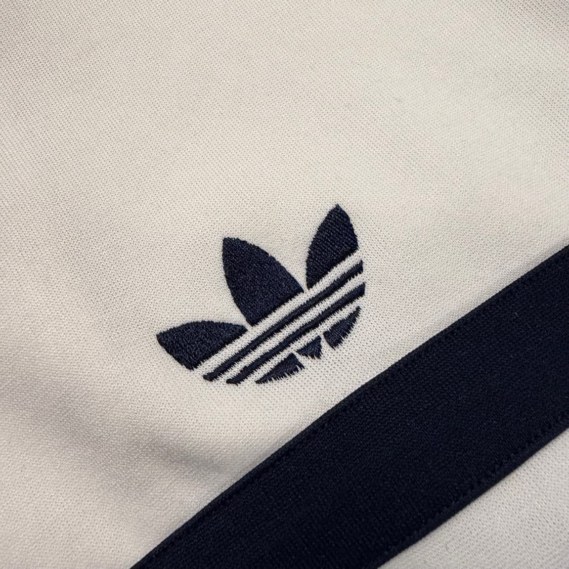 [L] 10s 아디다스 파이어버드 삼선 트랙탑 화이트네이비 B459 상품이미지4