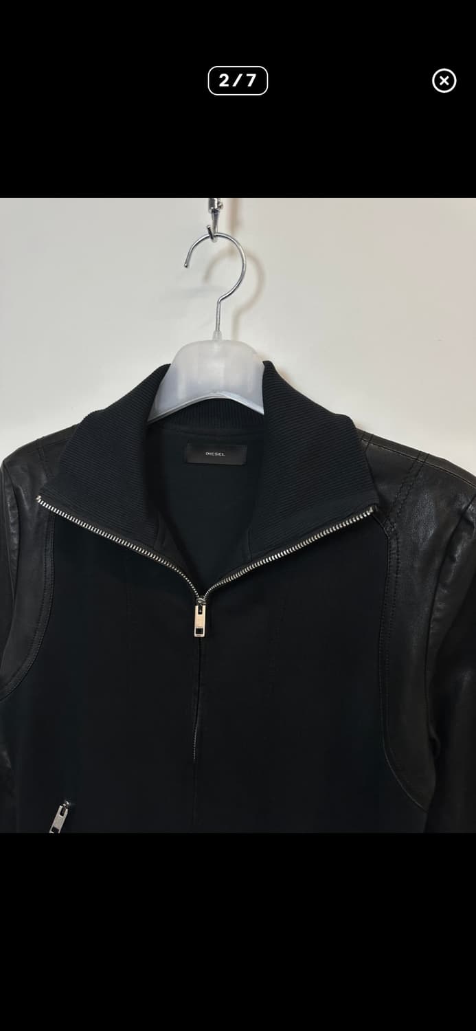 (구매) 디젤 레더 믹스 집업 구합니다 상품이미지2