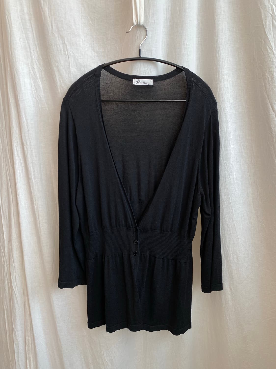 블랙 가디건(L) 상품이미지2