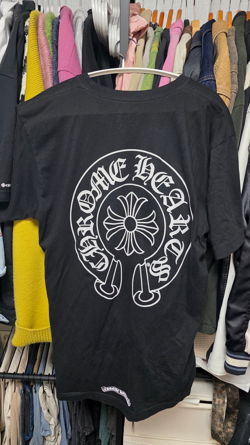 크롬하츠 홀스슈 반팔티 L 상품이미지1