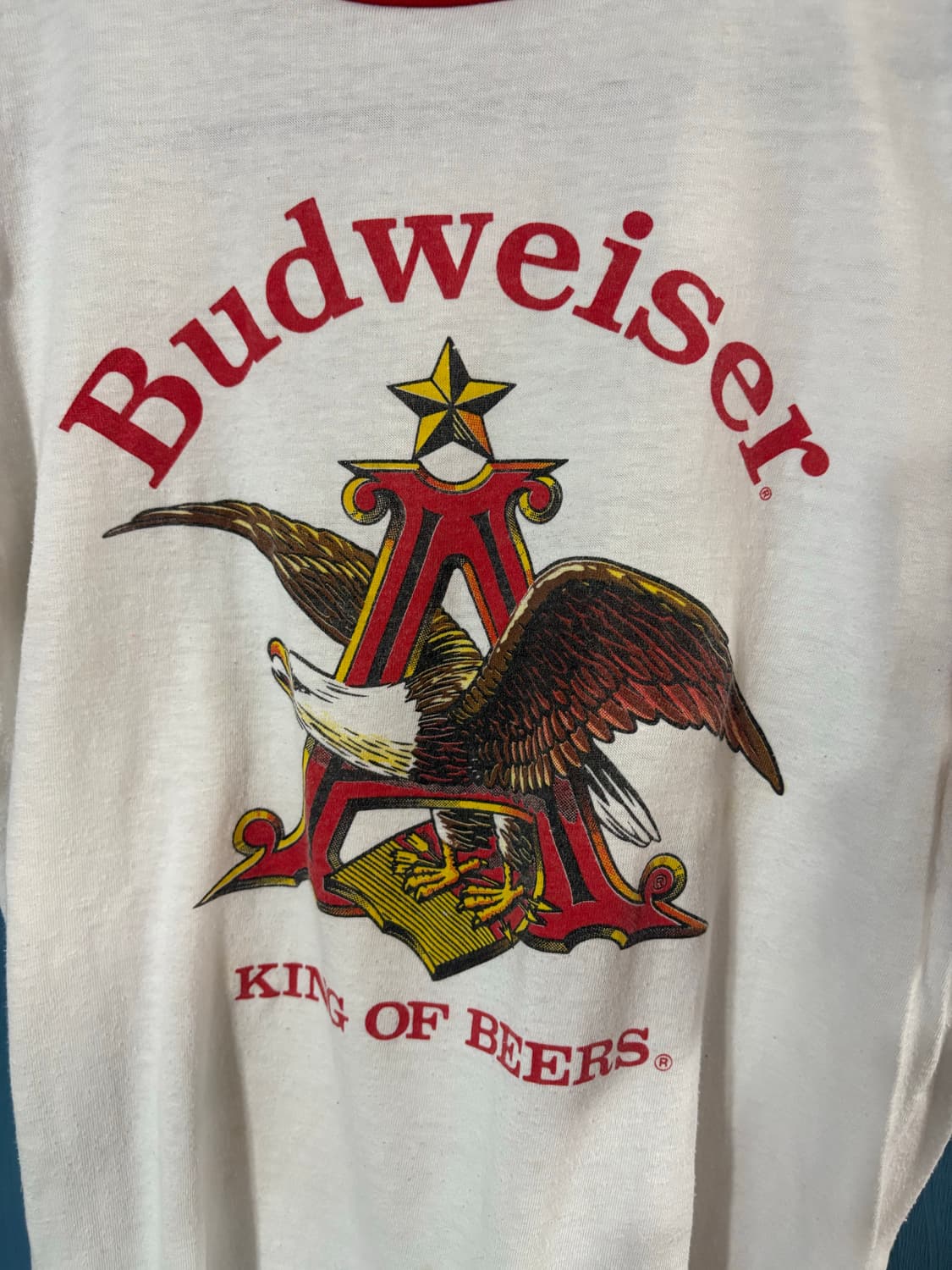 80-90‘s Budweiser 'King of Beers' Ringer 상품이미지3