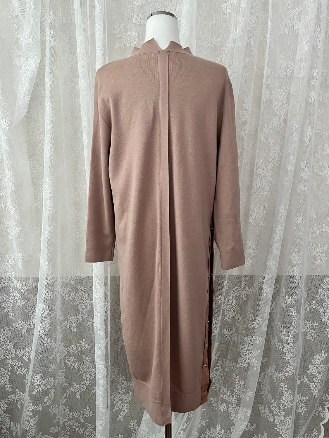 F) 한섬 마인 MINE 롱 니트 원피스 인디핑크 상품이미지2