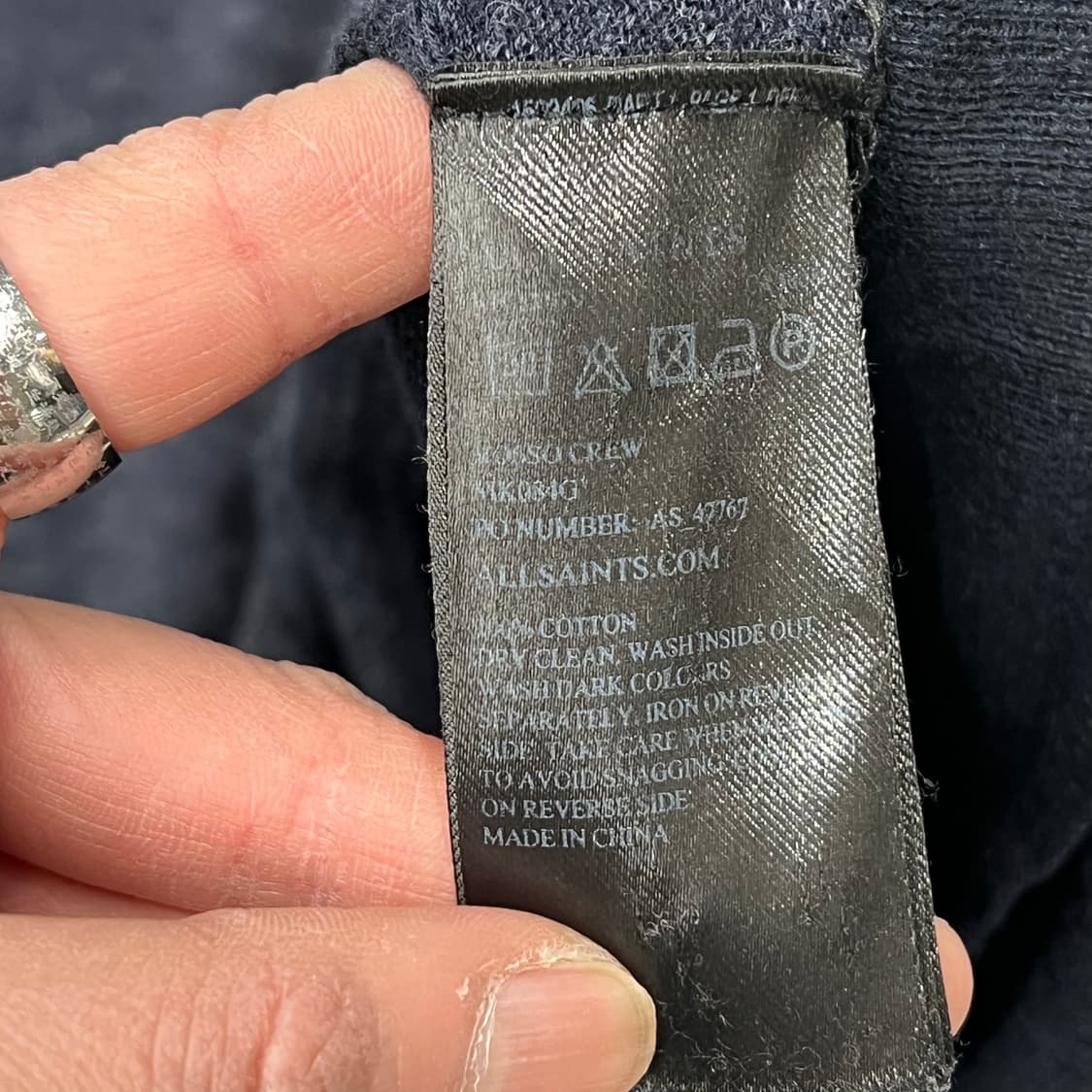 올세인츠 라운드넥 니트 s08941 상품이미지6