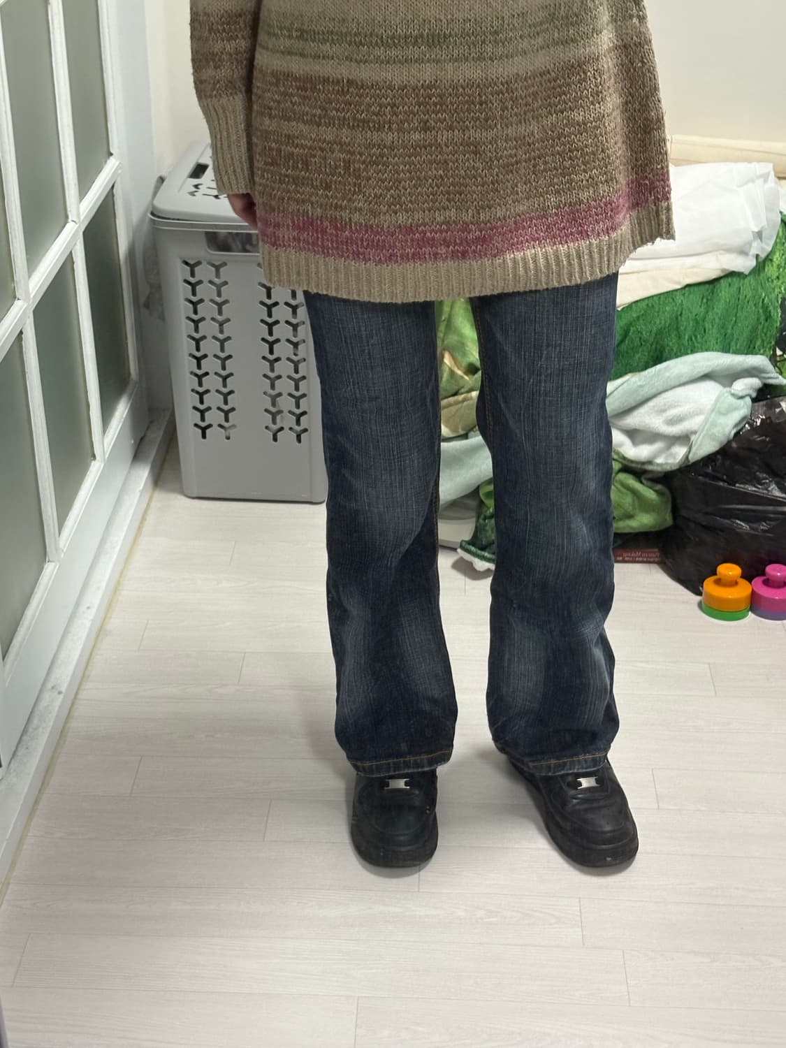 부츠컷 데님팬츠 상품이미지4