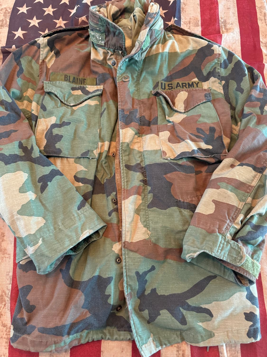 85년식 미군 실물 M65 필드 자켓 상품이미지1