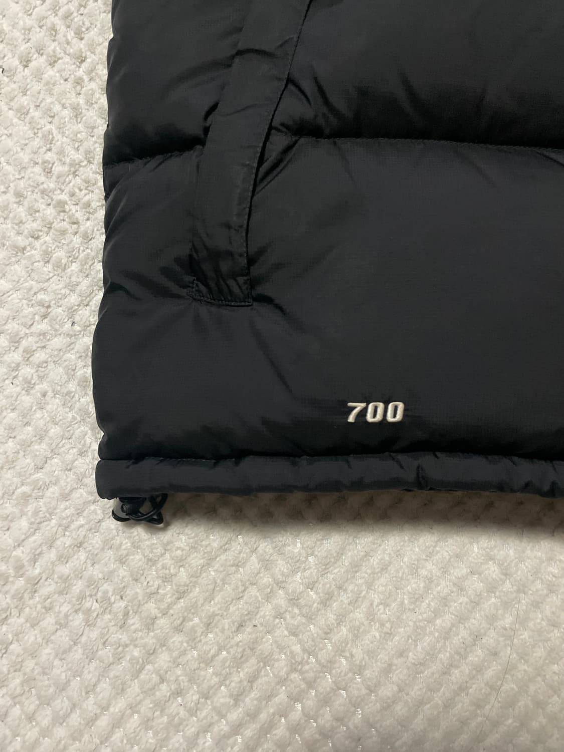 NORTH FACE 노스페이스 눕시700 조끼 패딩 베스트 무광 블랙 상품이미지7