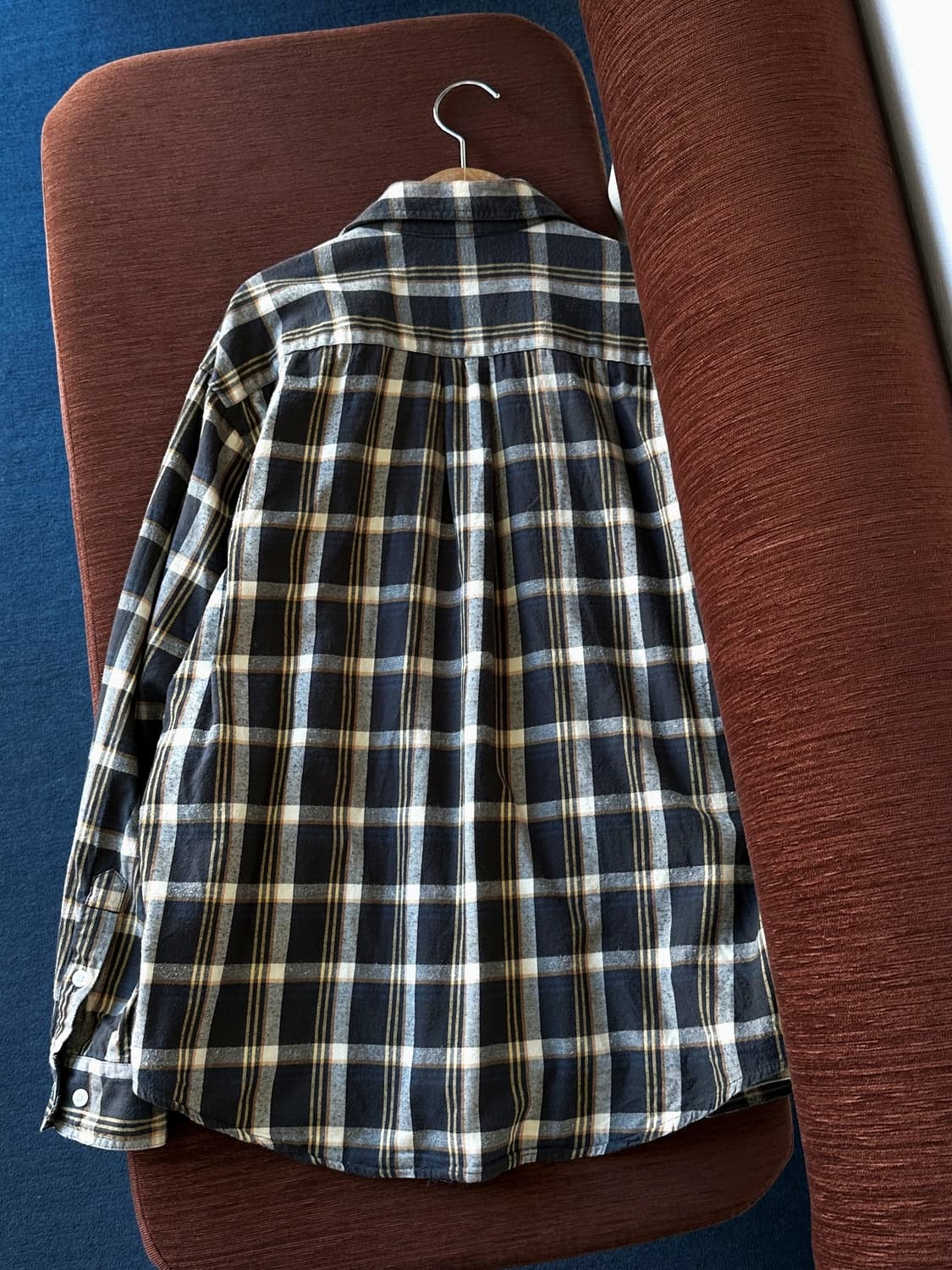 Cotton shirring design nel check blouse  상품이미지6