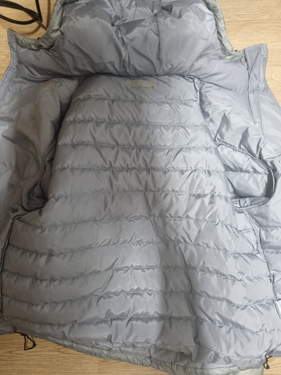 산산기어 24f/w 서픽스푸퍼 자켓 그레이 3사이즈 상품이미지4