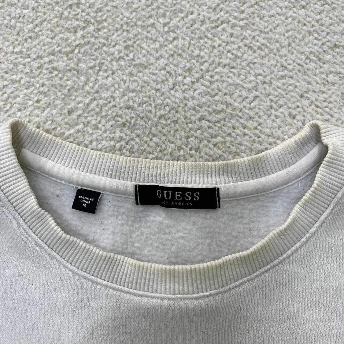 M 게스 빅로고 기모 맨투맨 0325M 상품이미지2