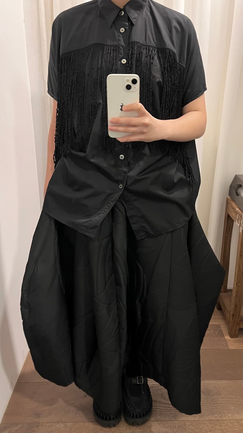 Fringe Asymmetry Blouse 상품이미지9