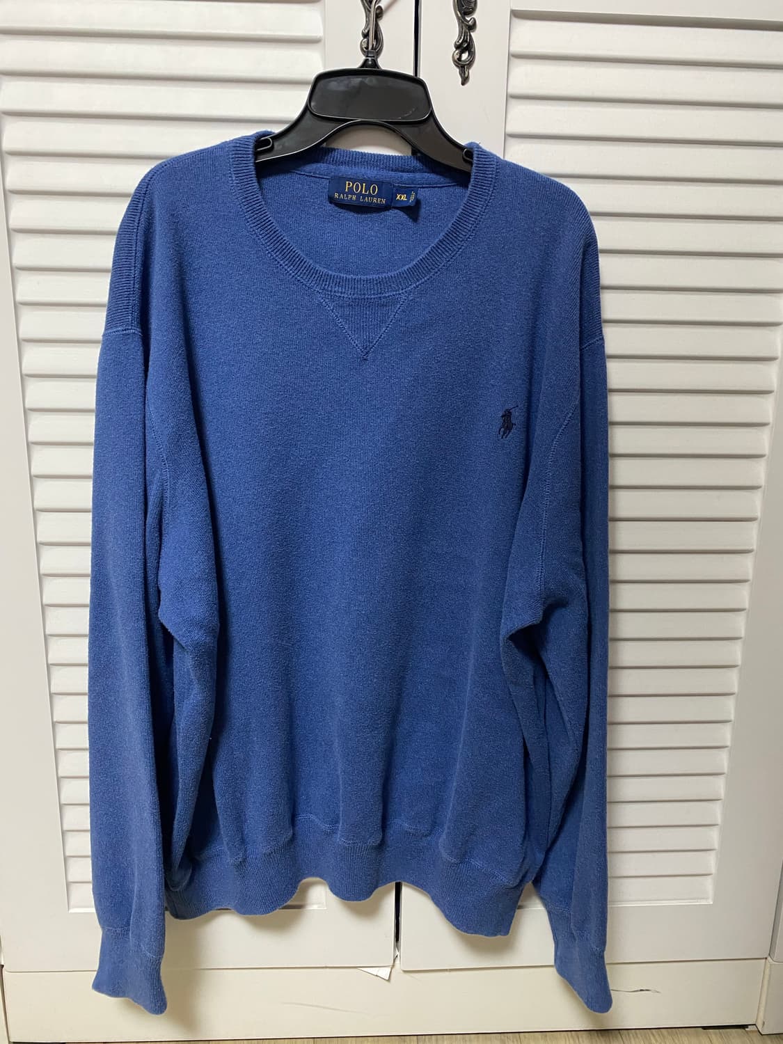 폴로 니트 맨투맨 블루컬러 상품이미지1