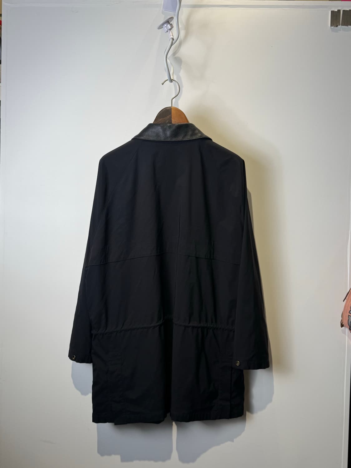 로로피아나 다크네이비 가죽 카라 자켓  상품이미지2