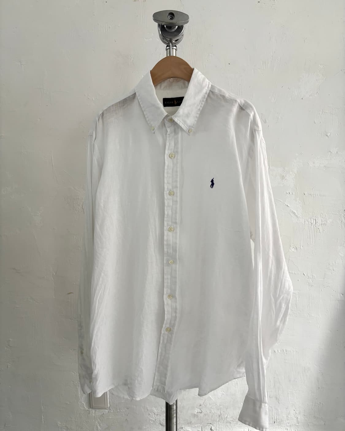 Polo 폴로 랄프로렌 화이트 린넨 셔츠 상품이미지1