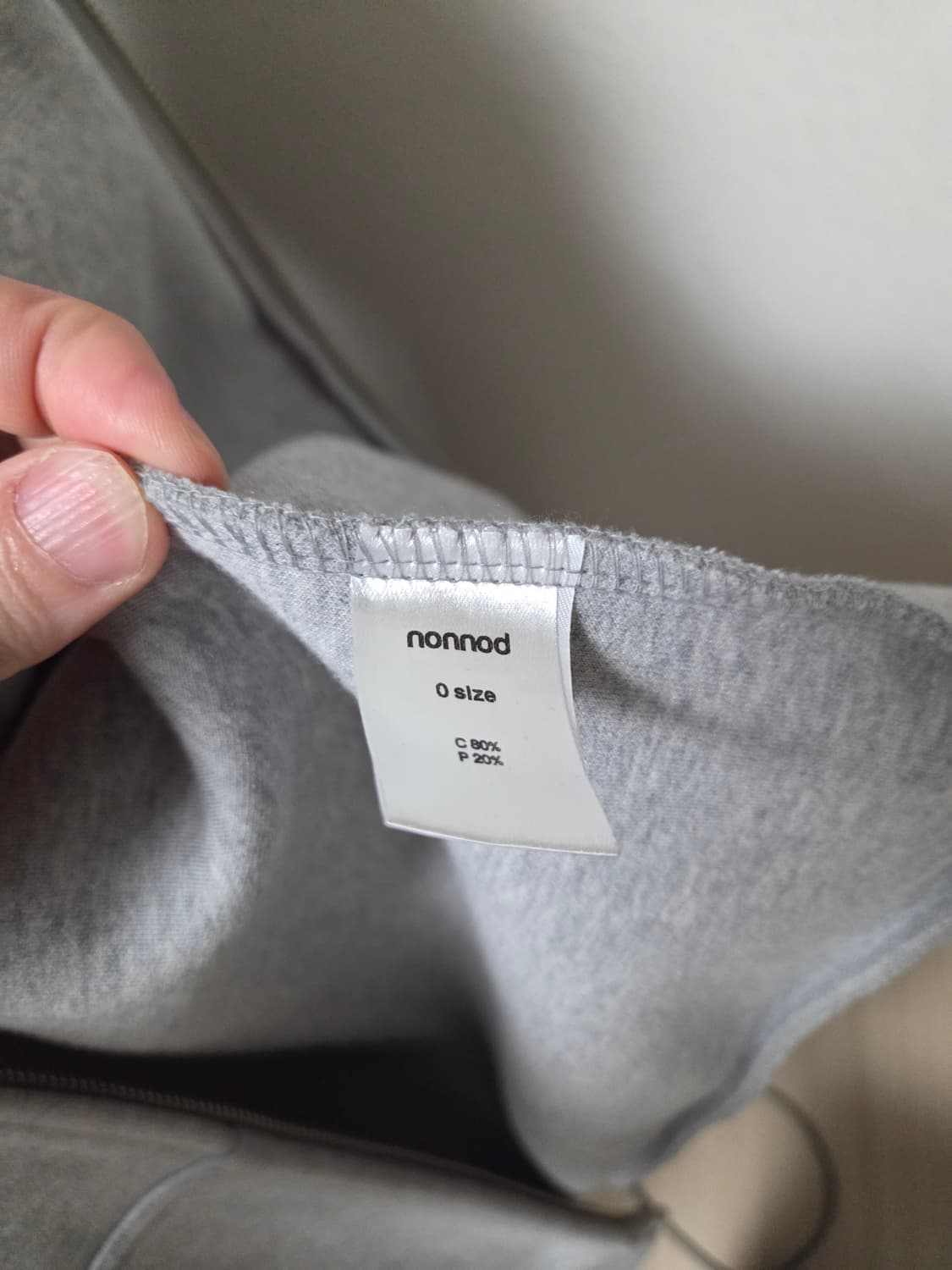 논노드 스쿠바 후드집업 0사이즈 판매합니다 상품이미지2