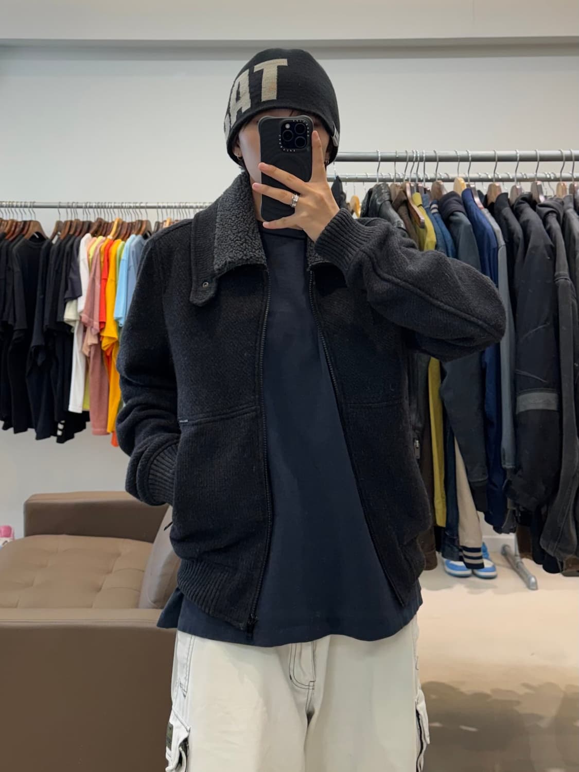돌체앤가바나 시어링 카라 부클 집업 상품이미지7
