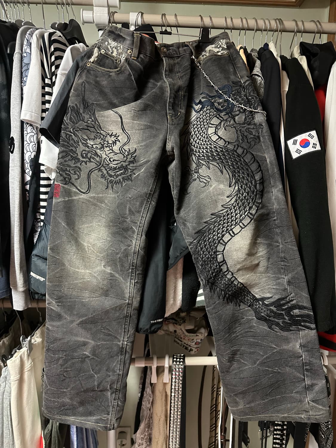 카라쿠리타마시 용 자수 진 상품이미지1