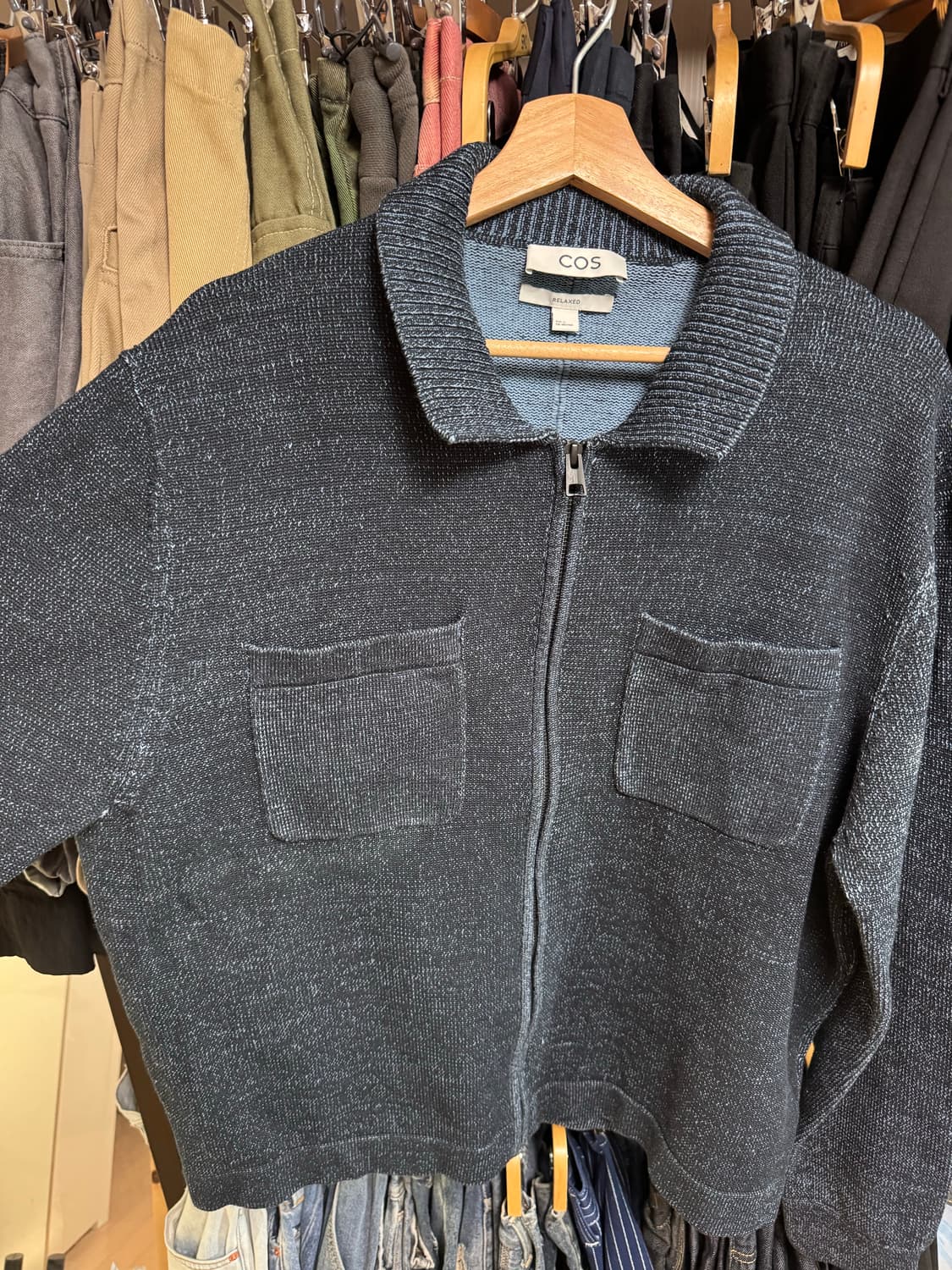 코스 (COS) 니트 풀집 자켓  상품이미지1