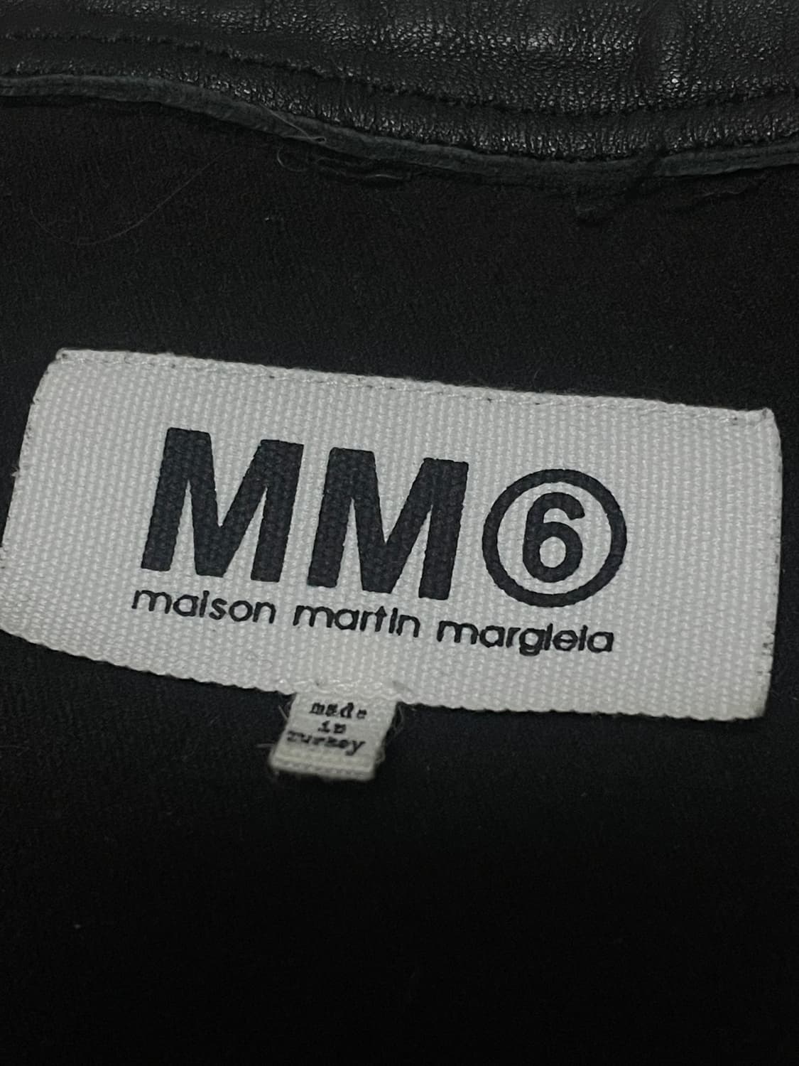 MM6 레더 베스트 (유니섹스) 상품이미지3