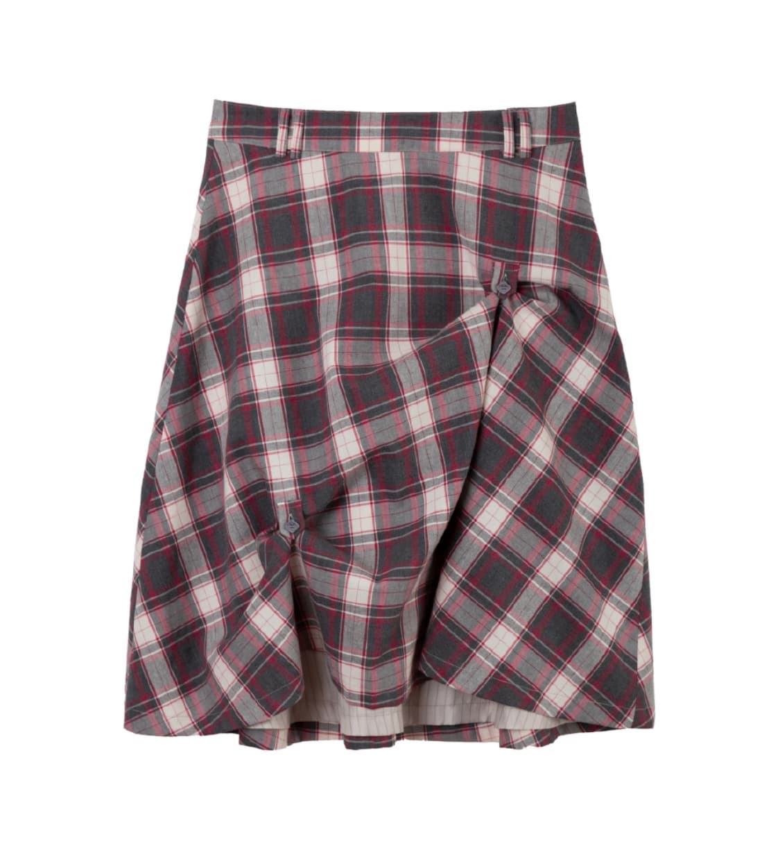 헤레틱 BUTTON FLARED SKIRT 상품이미지4