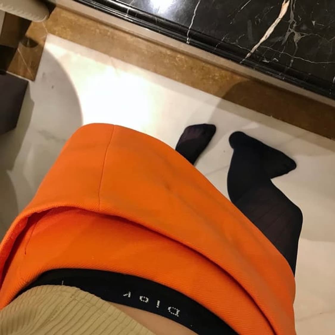 애옹쓰 eonts 레이어드 미니스커트 오렌지 2 상품이미지2