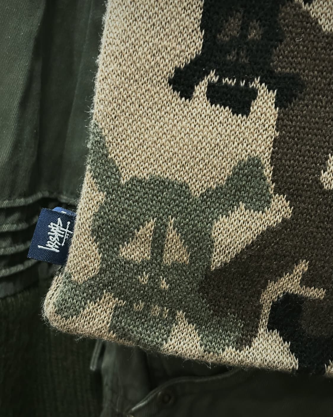 스투시 카모플라쥬 스컬 패턴 머플러 상품이미지6